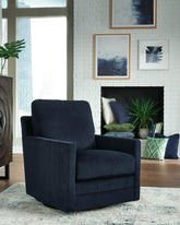 Prime Furniture - Ashley Furniture - Icaman Swivel Accent Chair - Swivel Accent Chair / Sand - A3000728